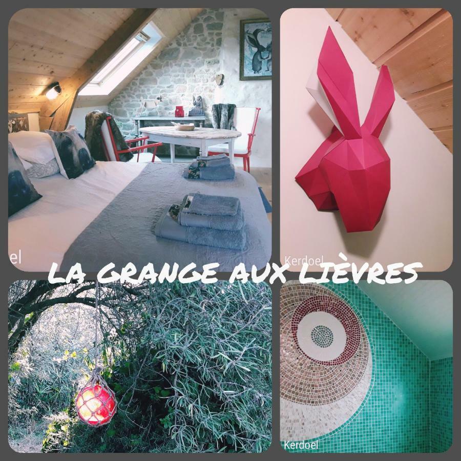 Cléder La Grange Aux Lievres, Gites Kerdoel מראה חיצוני תמונה